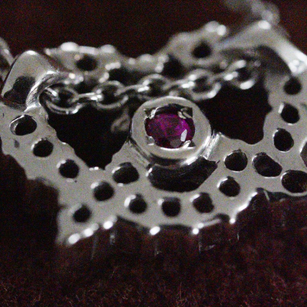 Roberto Coin White Gold Diamond Pretzel Necklace - Picture 5 of 8